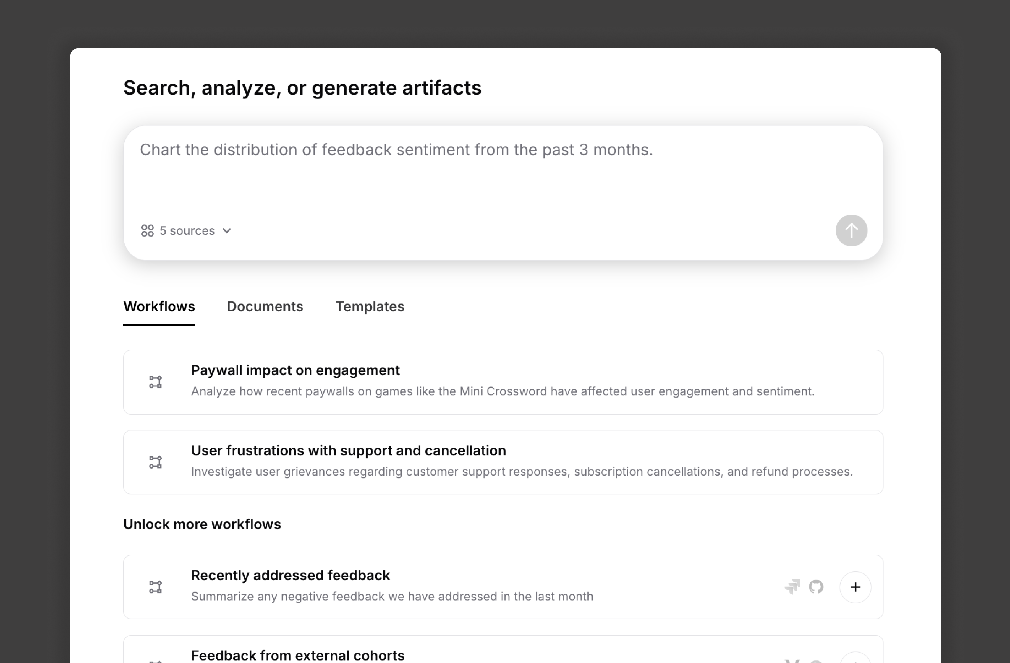 Ask anything about your data & users